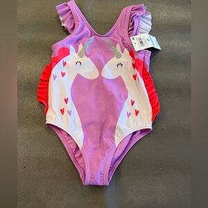 Epic Threads Girls Unicorn One-Piece Swimsuit in Lavender & Pink
Size 3T